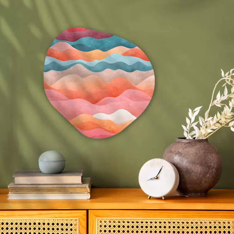 Forme organique - Forex - Vagues - Colorées - Abstraites — 2