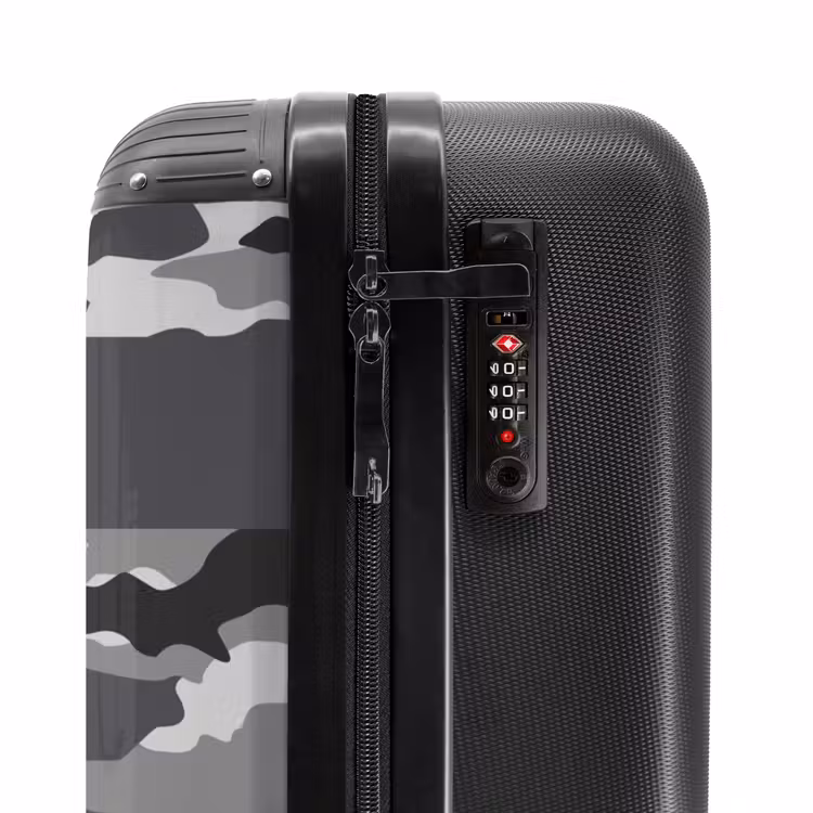 Valise avec nom - Camo gris — 5