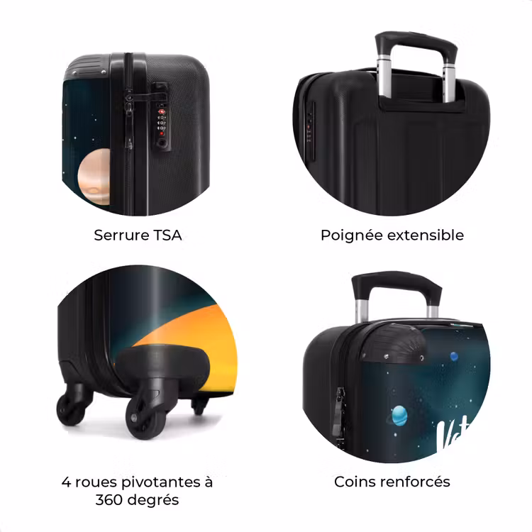 Valise avec nom - Espace Saturne — 7