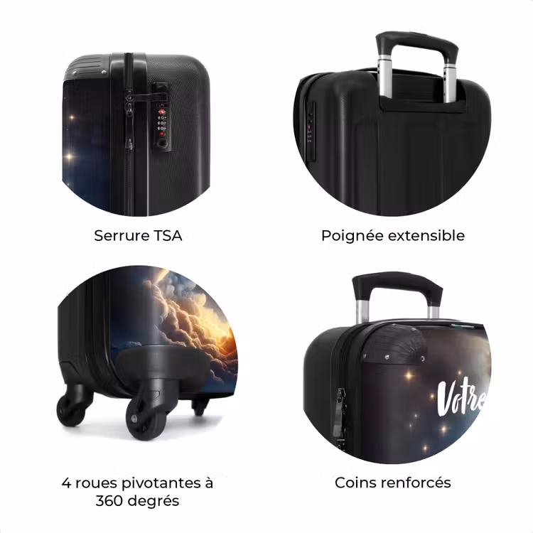 Valise avec nom - Fusée rapide — 7