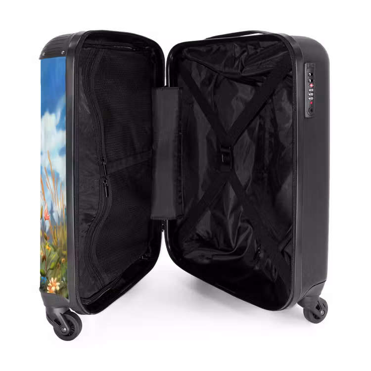 Valise avec nom - Bailey fleur cerf — 4