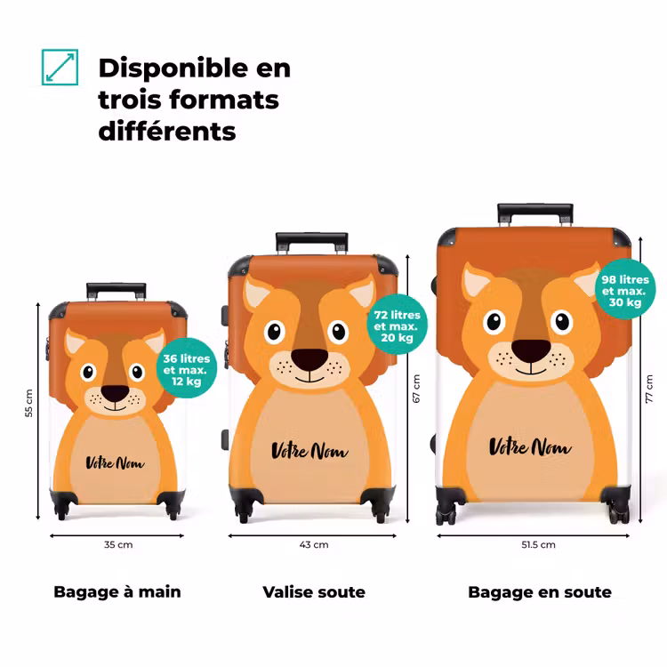 Valise avec nom - Ecureuil Eke — 8