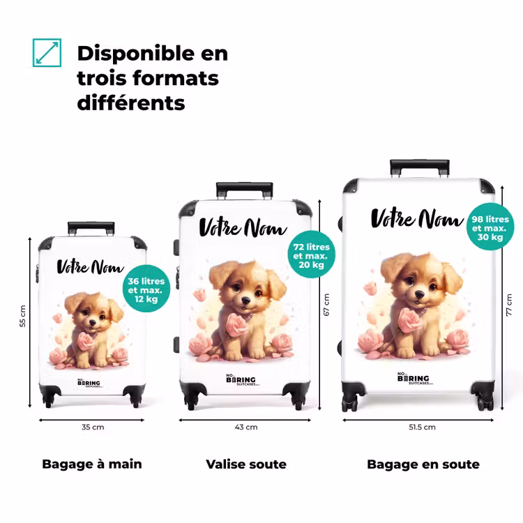 Valise avec nom - Chiot Popke — 8