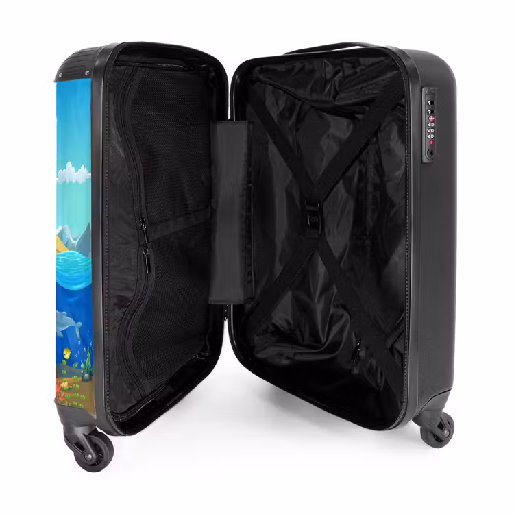 Valise avec nom - Câpre de corail — 4