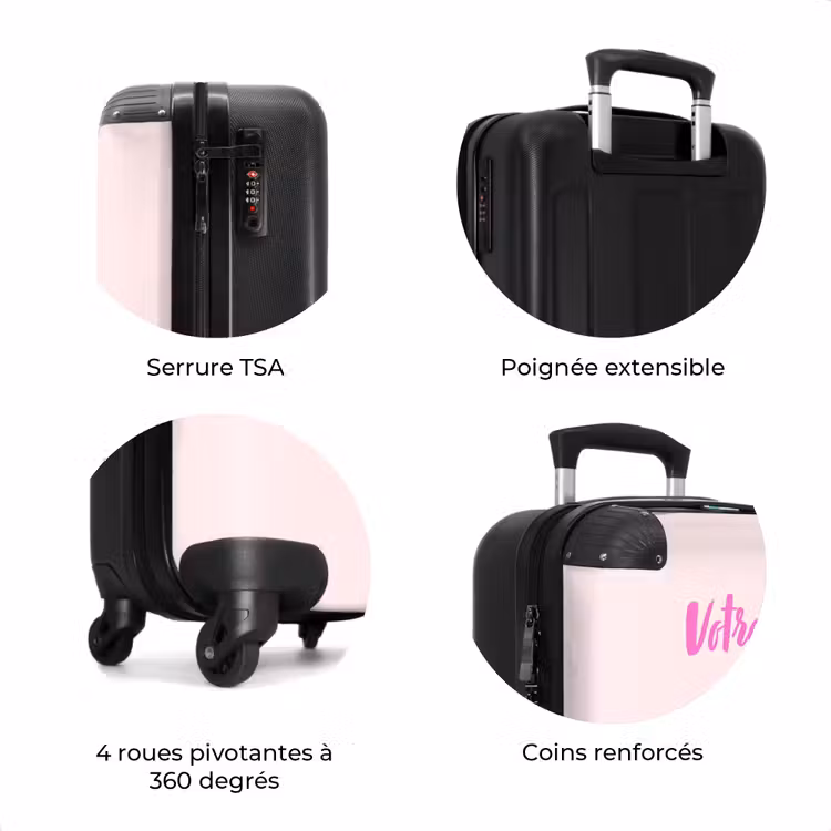 Valise avec nom - Les moustaches — 7