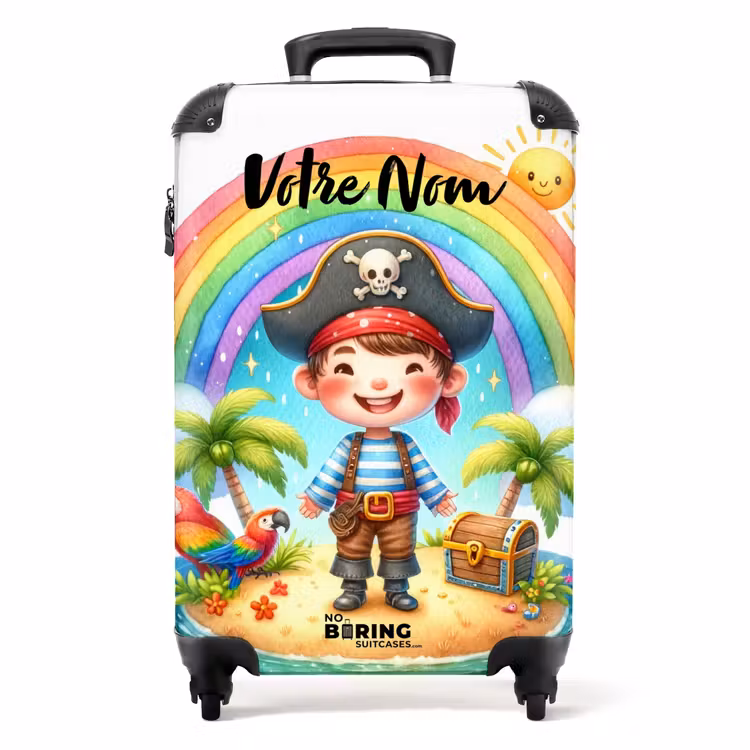 Valise avec nom - Pascal pirate — 1
