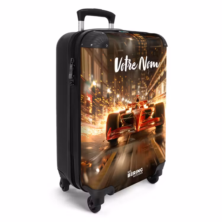Valise avec nom - Rouge rapide — 2