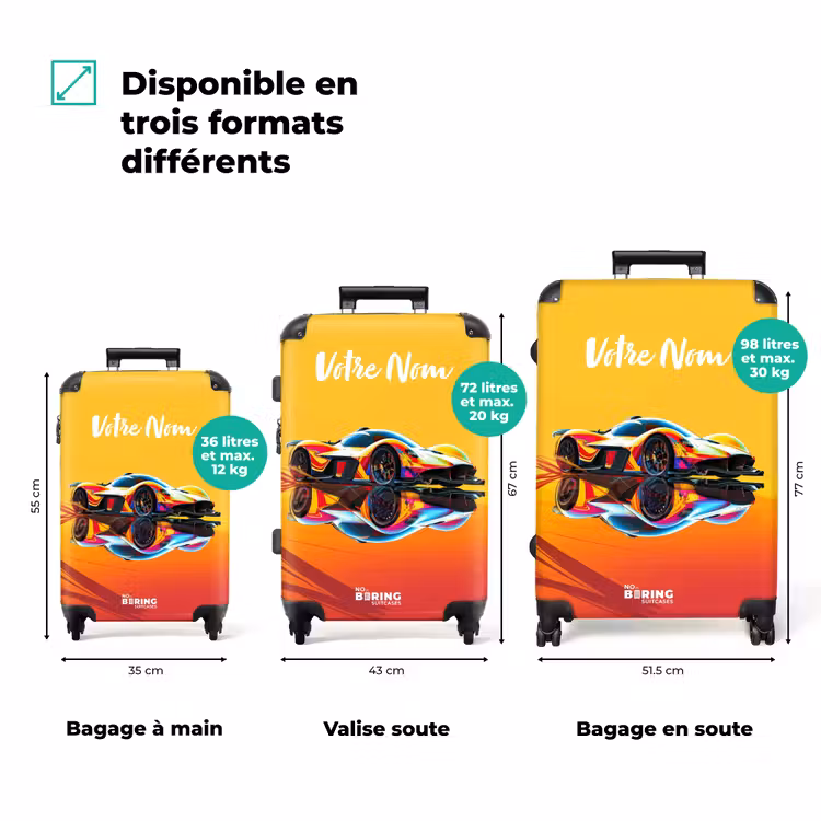 Valise avec nom - Sprinter Sunbeam — 8