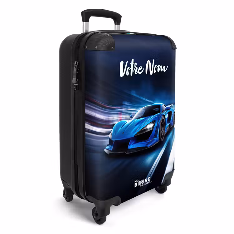Valise avec nom - Blitz bleu — 2
