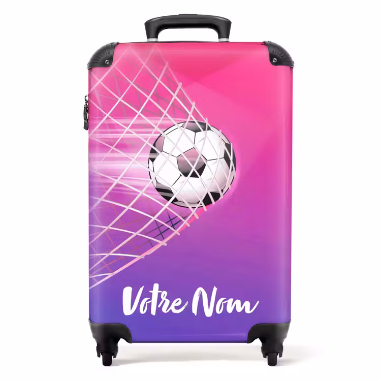 Valise avec nom - Objectif rose — 1