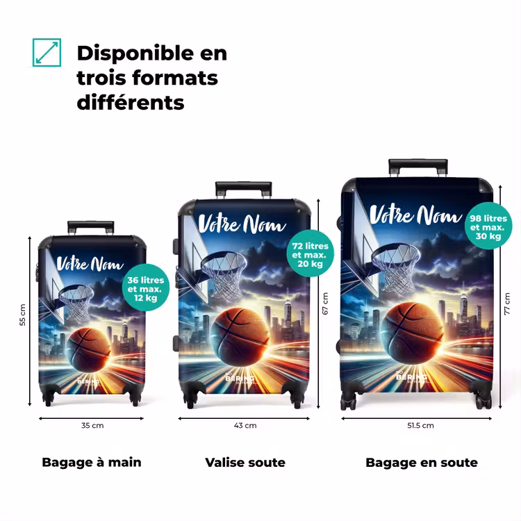 Valise avec nom - Slam dunk — 8