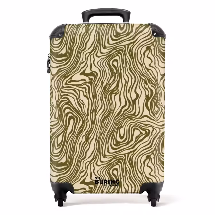 Valise - Abstrait - Marbre - Vert — 1