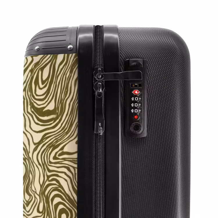 Valise - Abstrait - Marbre - Vert — 5