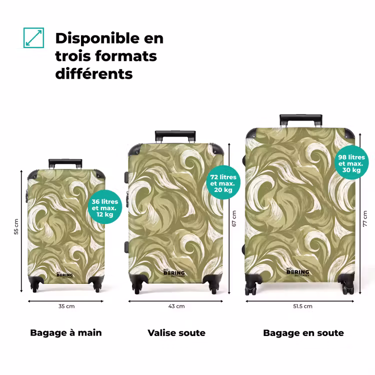 Valise - Abstrait - Texture - Vert — 7