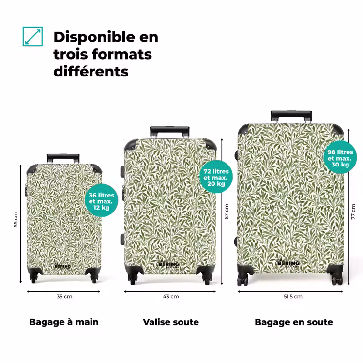 Valise - Botanique - Branches - Vert — 7