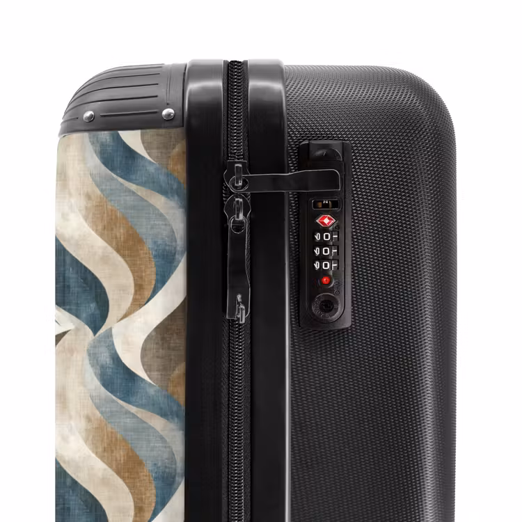 Valise - Abstrait - Vagues - Coloré — 5