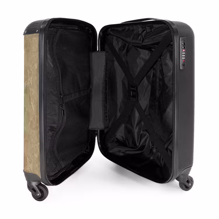 Valise - Beige clair - Grains - Marbre — 4