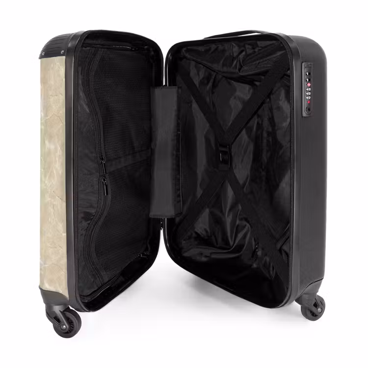 Valise - Beige clair - Marbre - Veines de diffusion — 4
