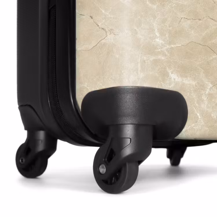 Valise - Beige clair - Marbre - Veines de diffusion — 6