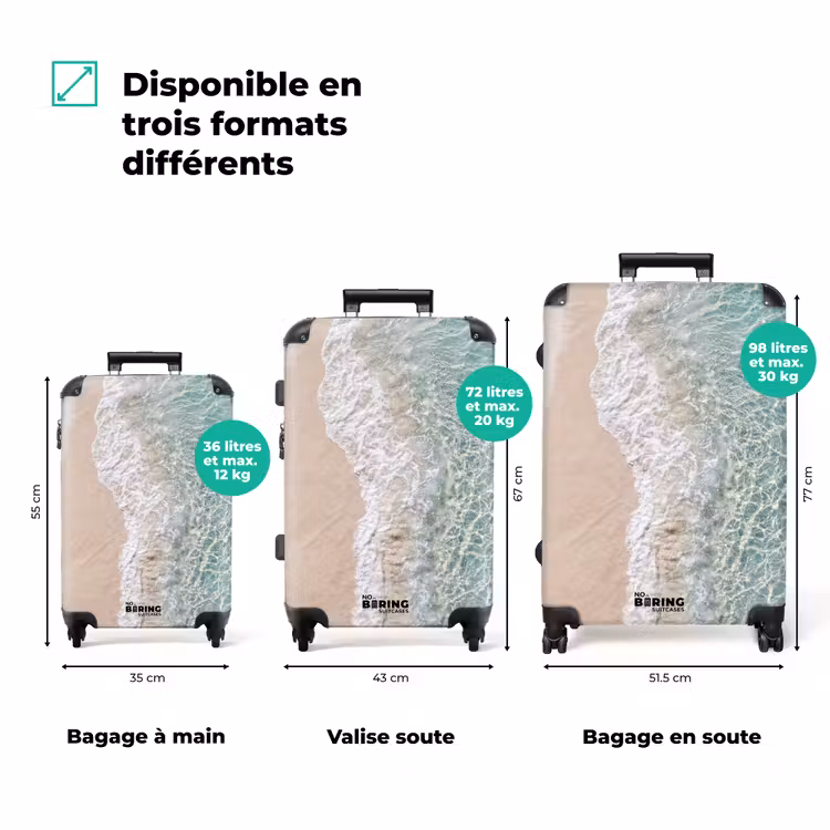 Valise - Côtière - Sable - Bleue — 7