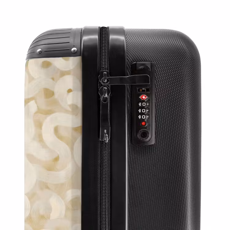 Valise - Abstrait - Lignes - Beige — 5