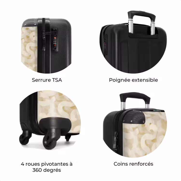 Valise - Abstrait - Lignes - Beige — 8