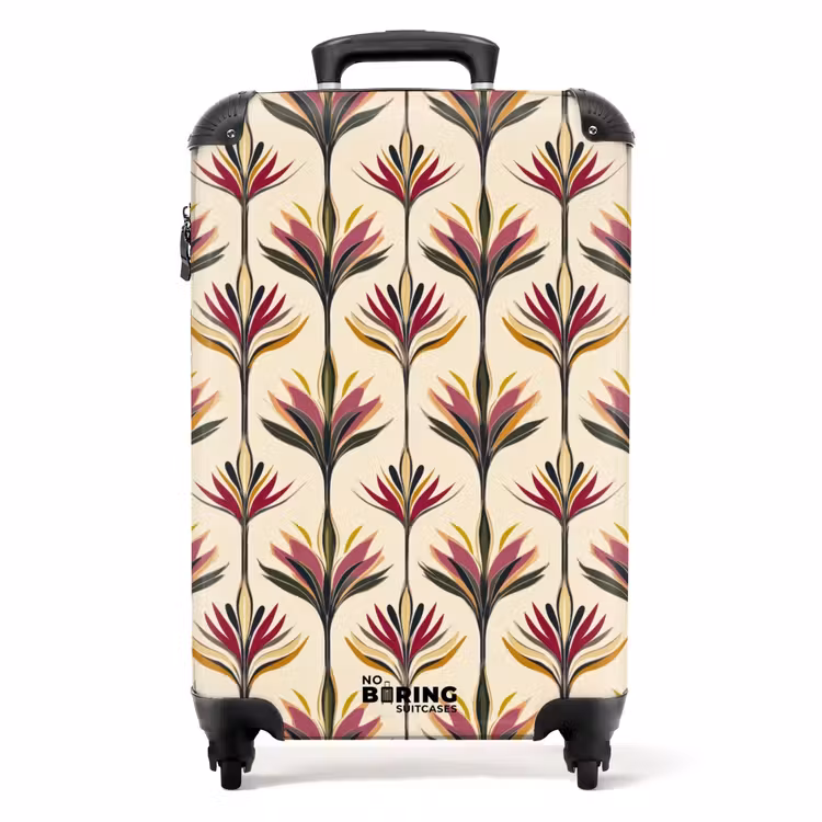 Valise - Éventail - Motif - Coloré — 1