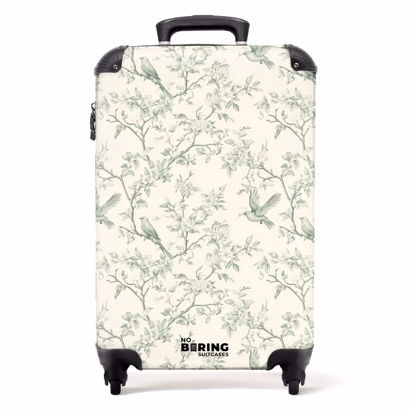 Valise - Classique - Oiseaux - Vert — 1