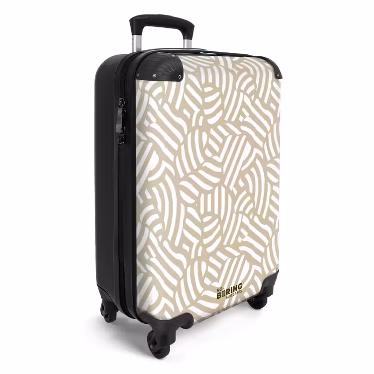 Valise - Abstrait - Moderne - Beige — 2