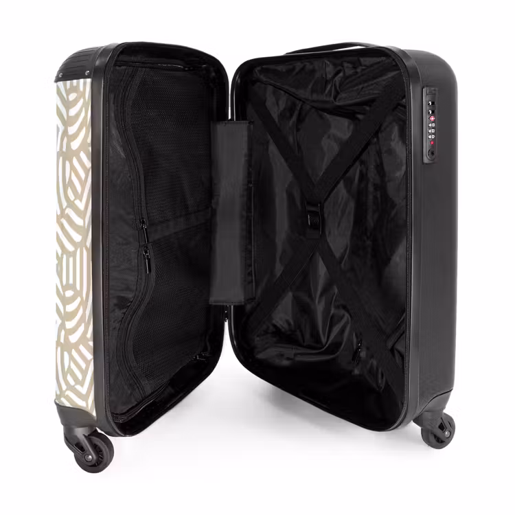 Valise - Abstrait - Moderne - Beige — 4