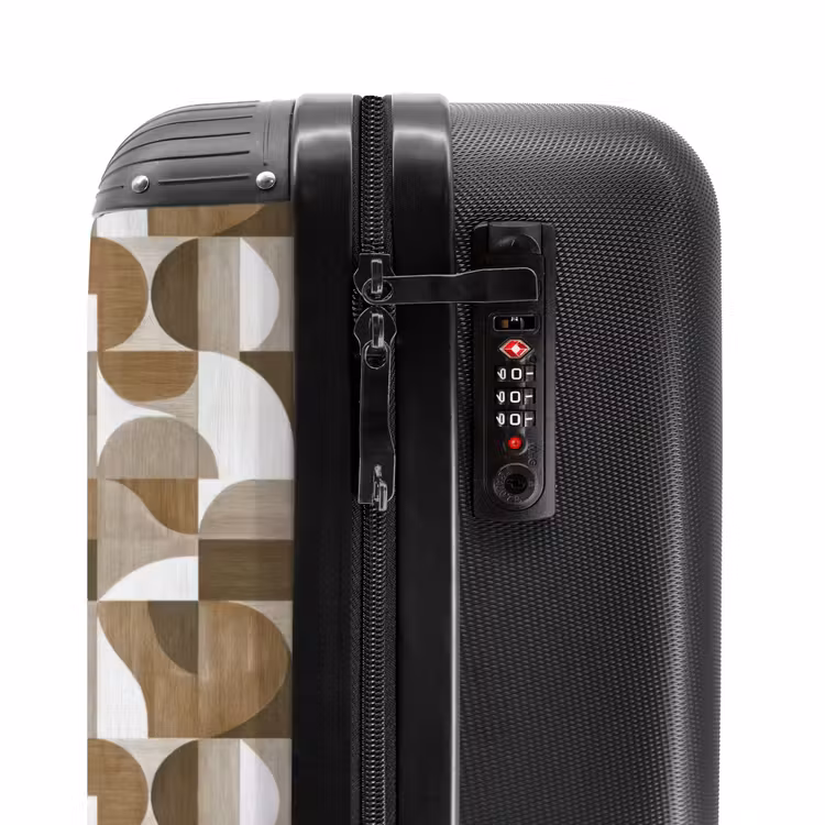 Valise - Abstrait - Rétro - Marron — 5
