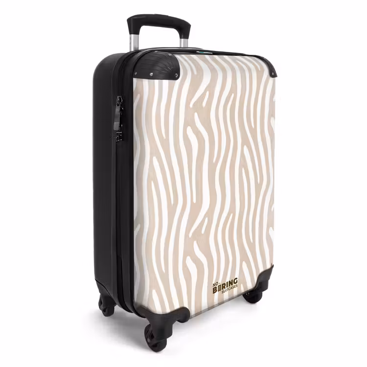 Valise - Abstrait - Zèbre - Beige — 2