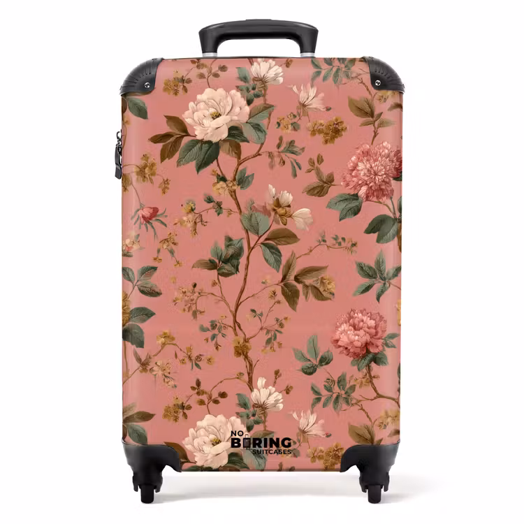 Valise - Classique - Botanique - Rose — 1