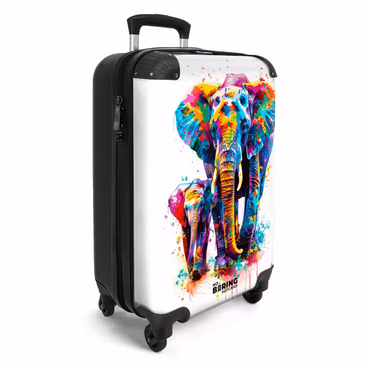 Valise - Éléphants colorés — 2