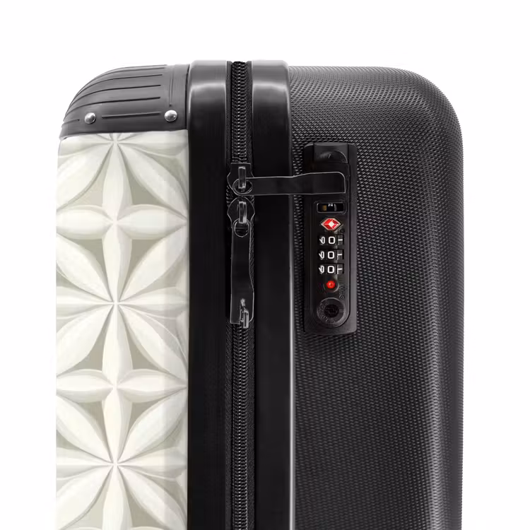 Valise - Abstrait - Texture - Gris - Blanc — 5