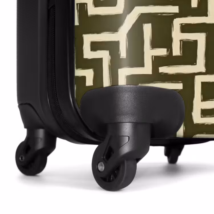 Valise - Abstrait - Lignes - Vert — 6