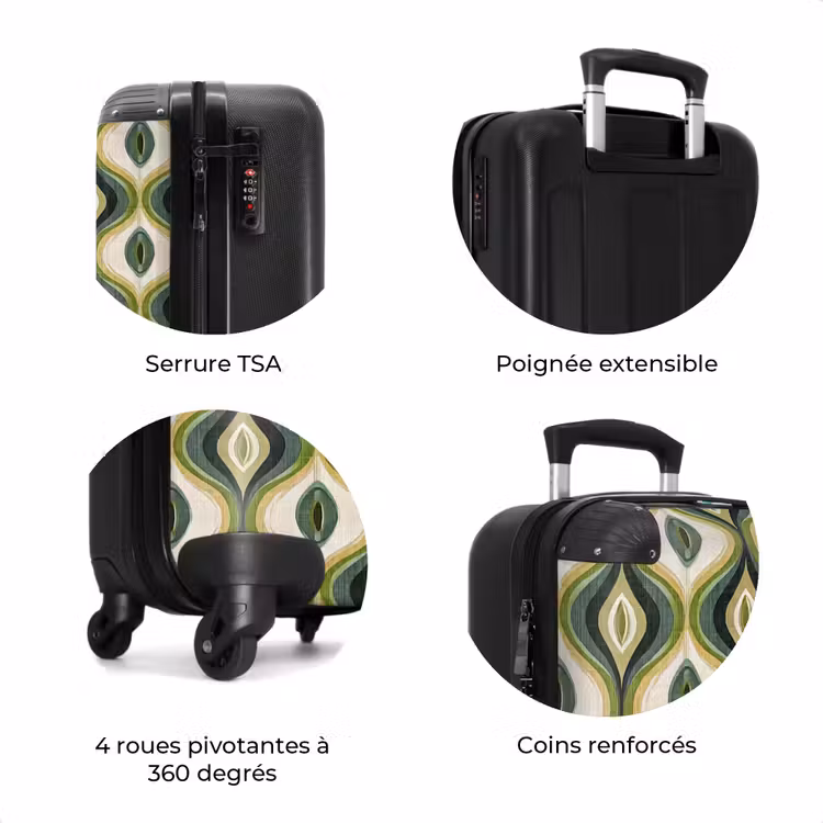 Valise - Abstrait - Rythmique - Vert — 8
