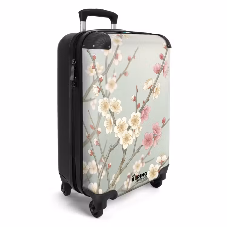 Valise - Cerises - Fleurs - Vert — 2