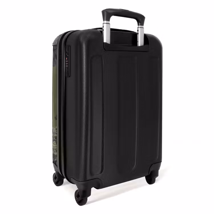 Valise - Classique - botanique - vert d'olive - fleurs — 3