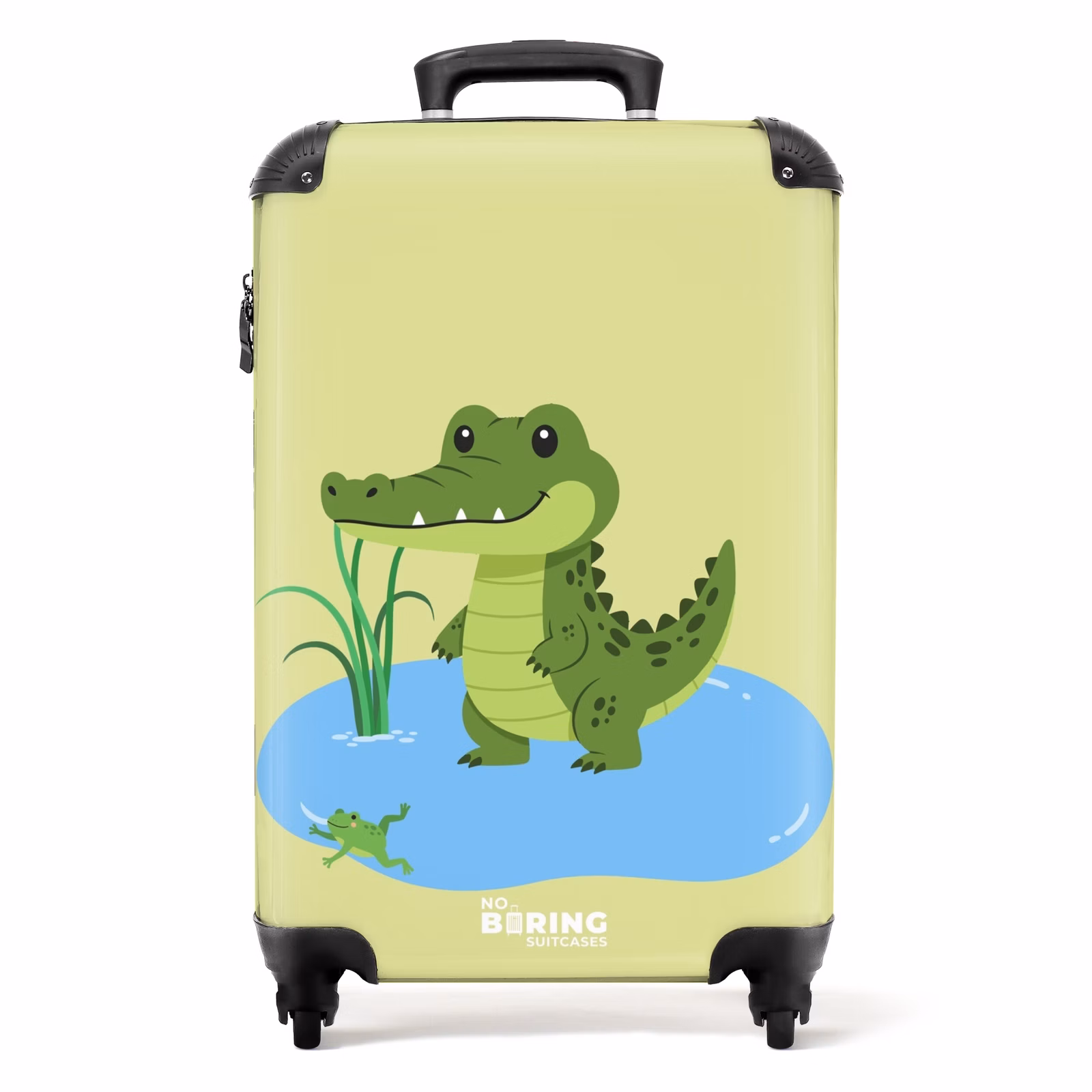 Valise - Crocodile - Eau - Vert — 1