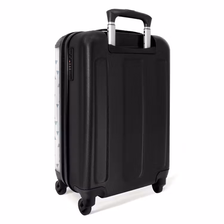 Valise - Triangles bleus sur une surface blanche — 3