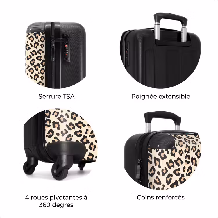 Valise - Motif léopard beige — 7