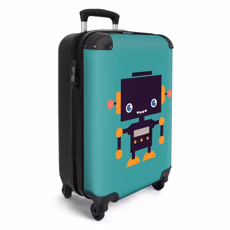 Valise - Robot pixel vert — 2