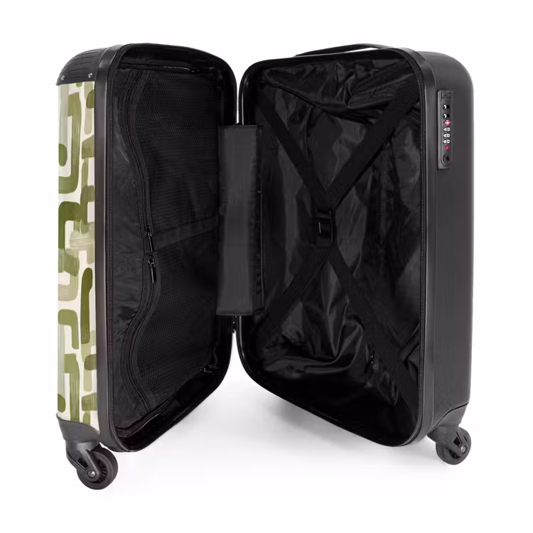 Valise - Moderne - Graphique - Vert — 4