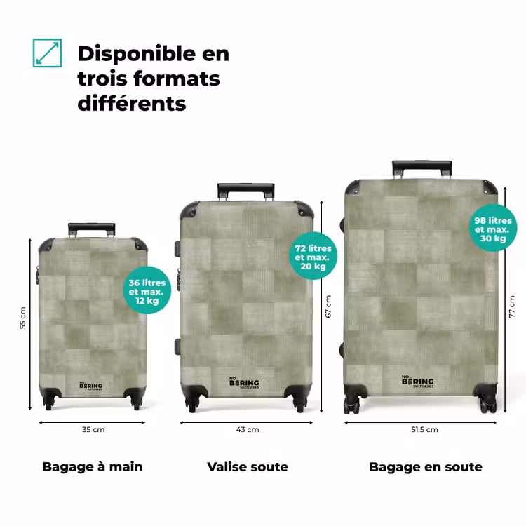 Valise - Plats - Rustique - Vert — 7