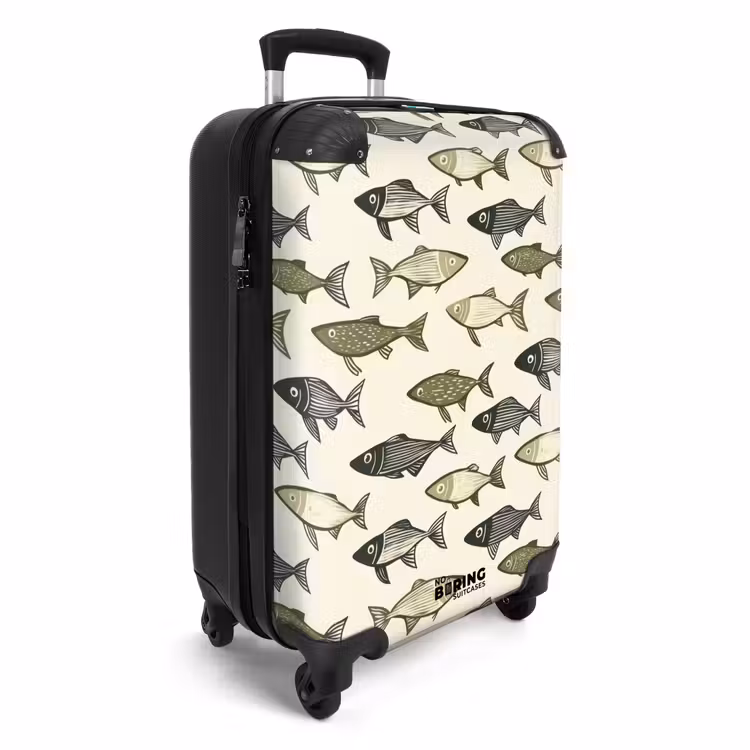 Valise - Poissons - Classique - Vert — 2