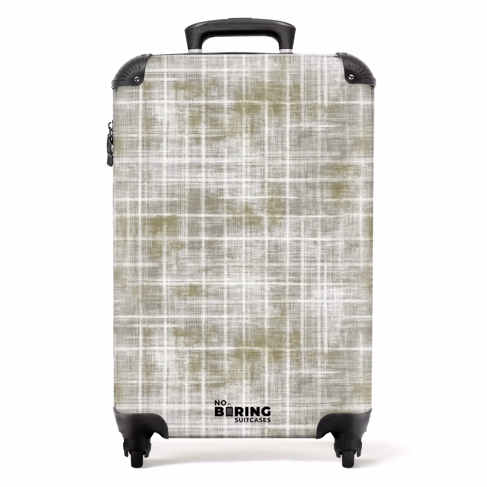 Valise - Lin - Motif - Vert — 1