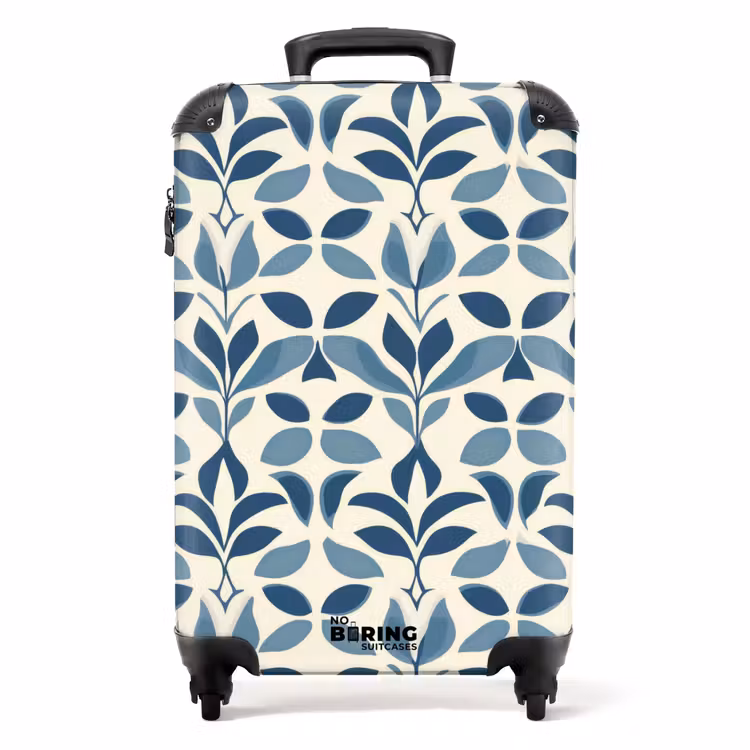 Valise - Flora - Moderne - Bleu — 1
