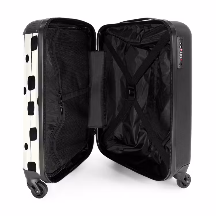 Valise - Graphique - Moderne - Noir — 4
