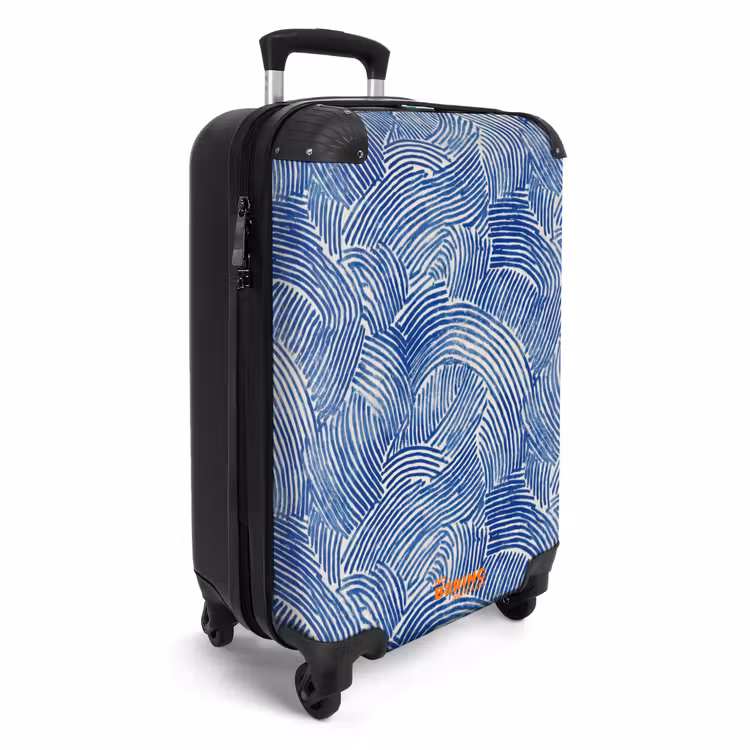 Valise - Moderne - Abstrait - Bleu — 2